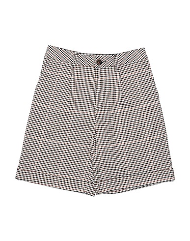 IMPERIAL Shorts & Bermuda Brown 64% Polyester, 33% Viscose, 2% Elastane, 1% Metallic fiber