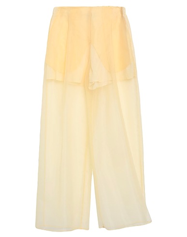 BAUM UND PFERDGARTEN Casual trouser Yellow 100% Polyester