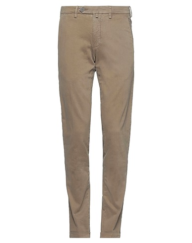 MICHAEL COAL Casual trouser Military green 98% Cotton, 2% Elastane