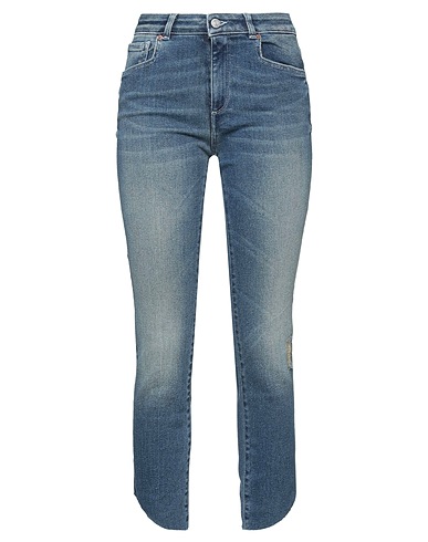 ACYNETIC Denim trousers Blue 94% Cotton, 4% Polyester, 2% Elastane