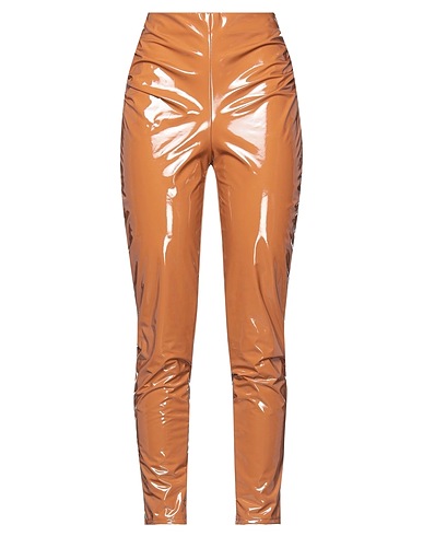 ANIYE BY Casual trouser Camel 89% Polyester, 11% Elastane, Polyurethane coated