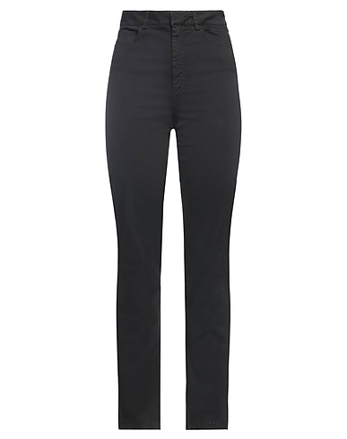 SOALLURE Casual trouser Black 97% Cotton, 3% Elastane