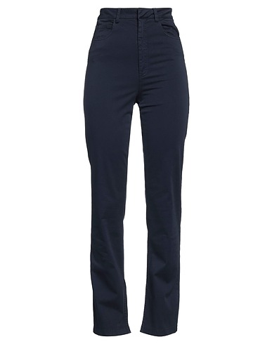 SOALLURE Casual trouser Midnight blue 97% Cotton, 3% Elastane