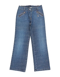 MISS BLUMARINE - Denim pants
