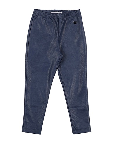 MONNALISA Leggings Midnight blue 83% Viscose, 8% Polyester, 5% Elastane, 4% Other Fibres, Polyurethane resin
