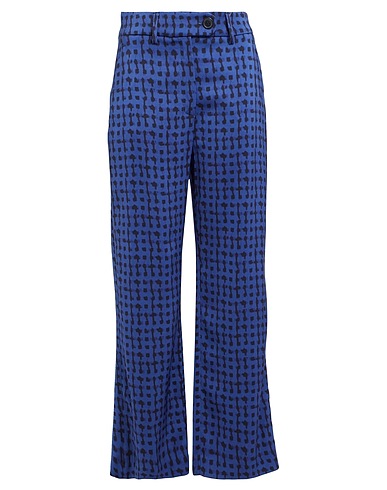 TRUE ROYAL Casual trouser Midnight blue 96% Viscose, 4% Elastane