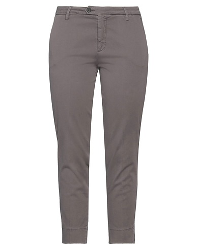 BONHEUR Casual trouser Grey 97% Cotton, 3% Elastane