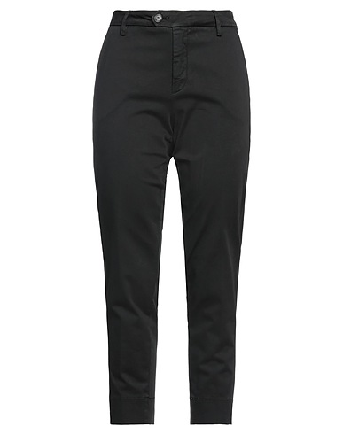 BONHEUR Casual trouser Dark brown 97% Cotton, 3% Elastane