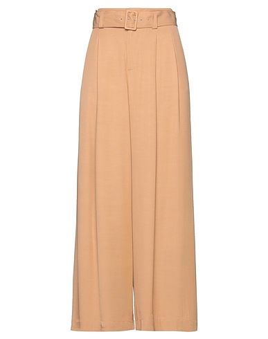 MALÌPARMI Casual pants Sand 80% Viscose, 20% Wool
