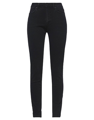 DONDUP Denim trousers Black 78% Cotton, 18% Recycled polyester, 4% Elastane