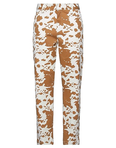 OBEY Casual pants Ivory 60% Cotton, 39% Polyacrylic, 1% Elastane