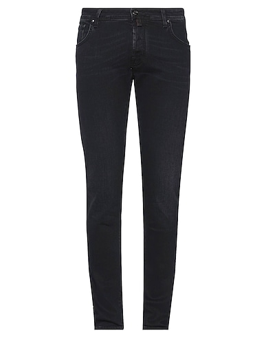 JACOB COHЁN Denim trousers Black 57% Cotton, 37% Modal, 4% Elastomultiester, 2% Elastane