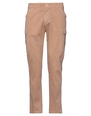 EXIBIT Casual trouser Camel 97% Cotton, 3% Elastane