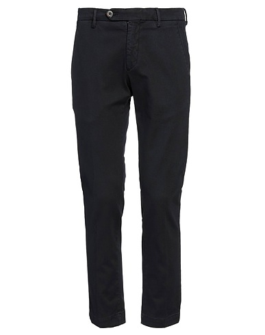 MICHAEL COAL Casual trouser Midnight blue 97% Cotton, 3% Elastane