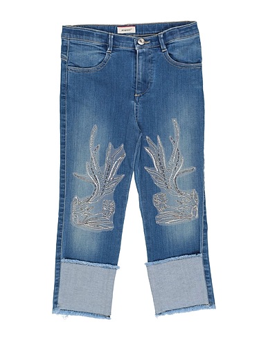 PINKO UP Denim trousers Blue 86% Cotton, 12% Polyester, 2% Elastane