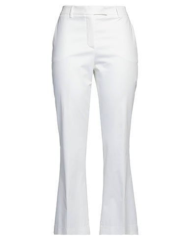 QL2  QUELLEDUE Casual trouser White 96% Cotton, 4% Elastane