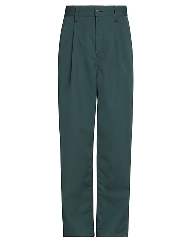 SUNNEI Casual trouser Dark green 65% Polyester, 35% Cotton