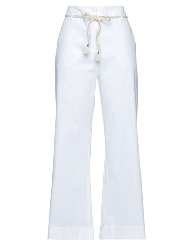 ROOM 52 Pantalone Bianco 97% Cotone, 3% Elastan