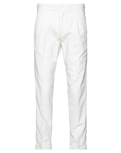 EXIBIT Casual trouser Ivory 100% Cotton