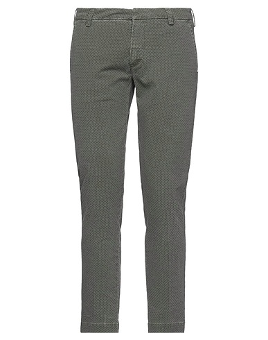 ENTRE AMIS Casual pants Military green 98% Cotton, 2% Elastane