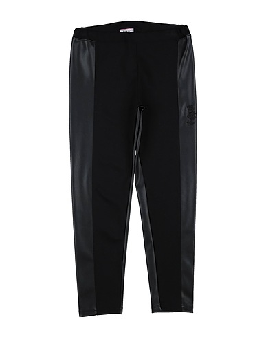 PINKO UP Leggings Black 68% Viscose, 27% Nylon, 5% Elastane, Polyurethane, Polyester
