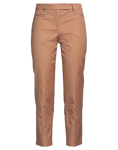 CAPPELLINI by PESERICO Pantalone Cammello 98% Cotone, 2% Elastan