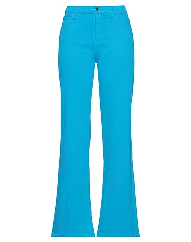 KAOS JEANS Denim pants Turquoise 78% Cotton, 15% Tencel™, 5% Polyester, 2% Elastane