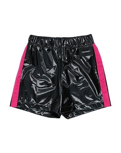 TWINSET Shorts & Bermuda Black 47% Polyurethane, 45% Polyester, 8% Elastane