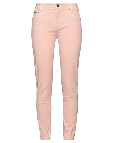 FREDDY Casual trouser Salmon pink 97% Cotton, 3% Elastane