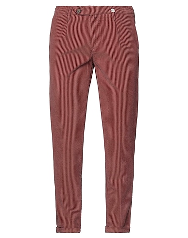 MYTHS Casual pants Chocolate brown 100% Cotton