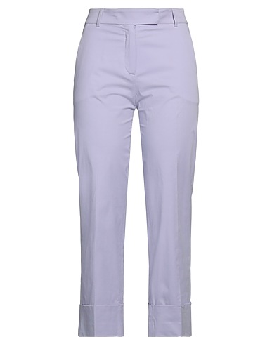 QL2  QUELLEDUE Pantalone Lilla 97% Cotone, 3% Elastan
