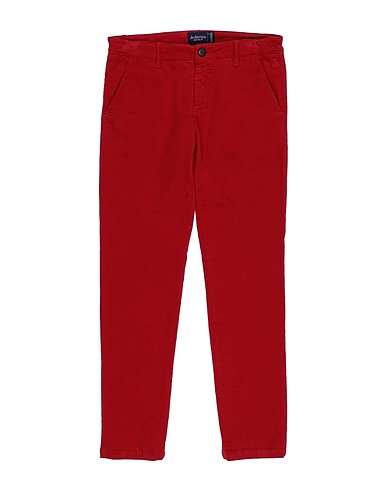 JECKERSON Casual trouser Red 98% Cotton, 2% Elastane