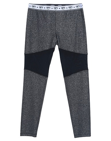 CHIARA FERRAGNI Leggings Noir 87% Acrylique, 13% Élasthanne, Polyamide