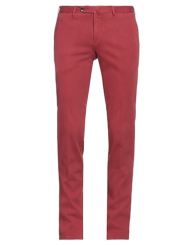 PT Torino Casual pants Brick 98% Cotton, 2% Elastane