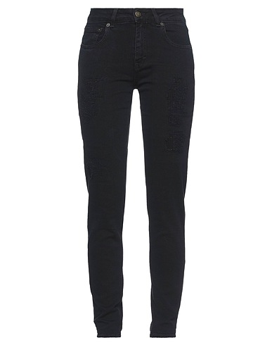 ANIYE BY Denim pants Black 92% Cotton, 6% Elastomultiester, 2% Elastane