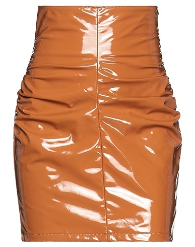 ANIYE BY Mini skirt Camel 89% Polyester, 11% Elastane, Polyurethane