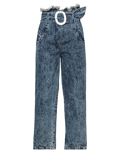 FÊTE IMPÉRIALE Denim trousers Blue 100% Cotton