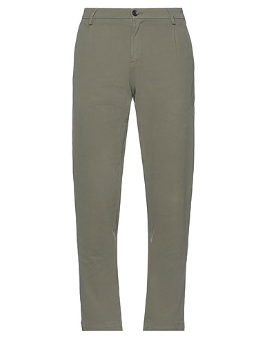 YAN SIMMON Pantalone Verde militare 98% Cotone, 2% Elastan