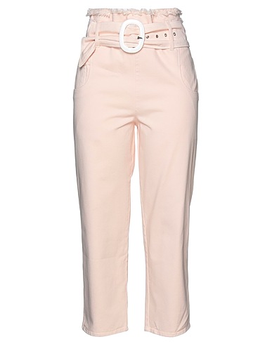 FÊTE IMPÉRIALE Denim trousers Pink 100% Cotton