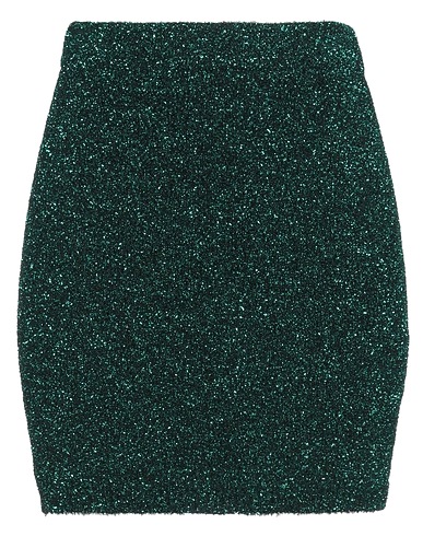 ANIYE BY Minigonna Verde smeraldo 67% Poliammide, 33% Fibra di metallo