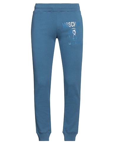 MOSCHINO Casual pants Pastel blue 100% Cotton