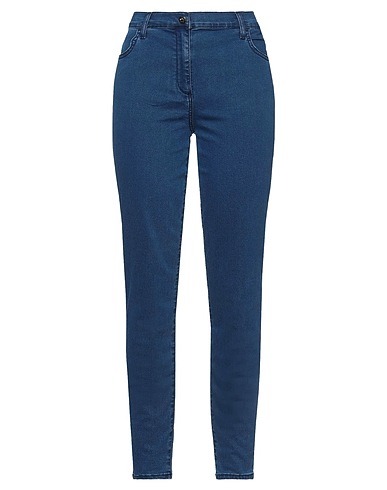 LIU •JO Denim pants Blue 74% Cotton, 23% Polyester, 3% Elastane