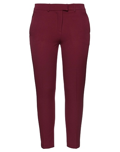HOPPER Casual trouser Burgundy 95% Other Fibres, 5% Elastane