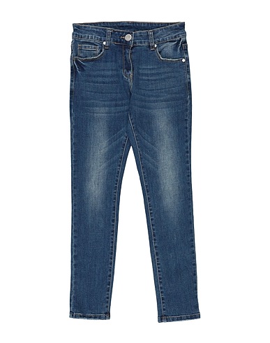 MANILA GRACE Denim trousers Blue 75% Cotton, 23% Polyester, 2% Elastic fibres