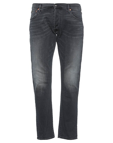 TEN DNM Denim trousers Black 98% Cotton, 2% Elastane