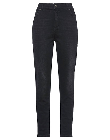 BLUGIRL Denim trousers Black 96% Cotton, 4% Elastane