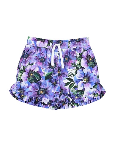 DOLCE&GABBANA Shorts & Bermuda Purple 94% Cotton, 6% Elastane