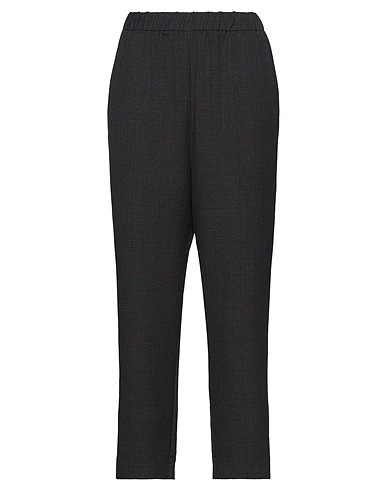 ALESSIA SANTI Casual trouser Black 62% Polyester, 35% Viscose, 3% Elastane
