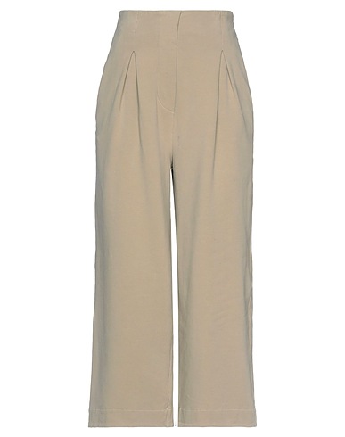 ALESSIA SANTI Casual trouser Khaki 95% Cotton, 5% Elastane