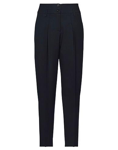 VIA MASINI 80 Casual trouser Midnight blue 53% Polyester, 43% Virgin Wool, 4% Elastane